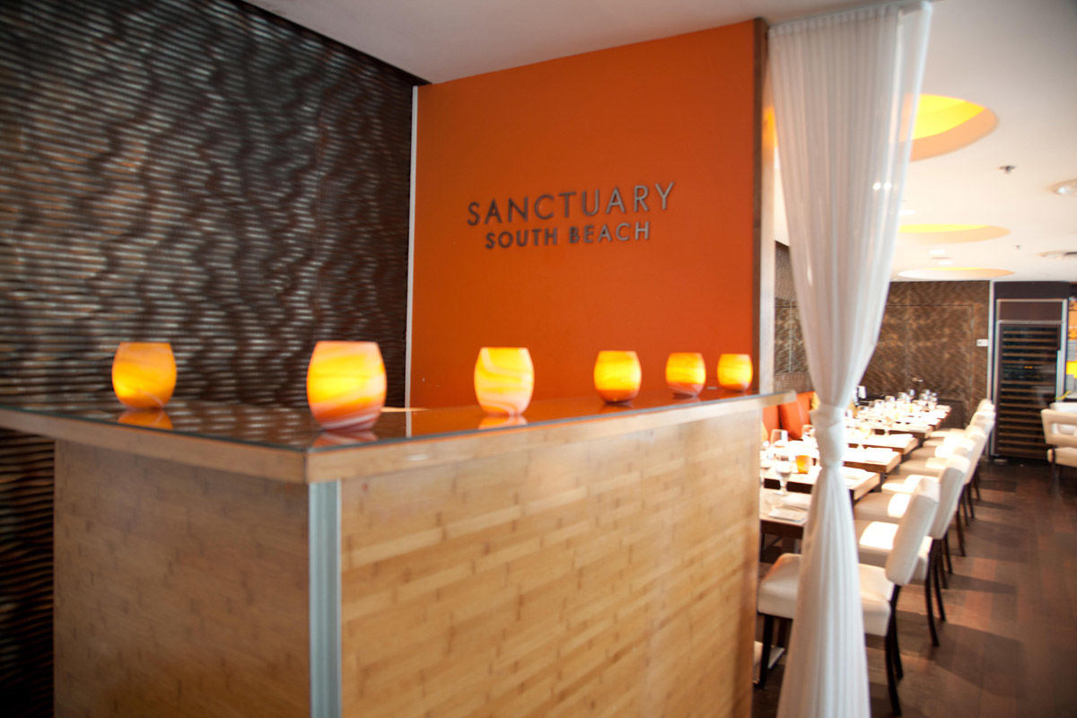 Sanctuary South Beach Miami Beach Restaurang bild